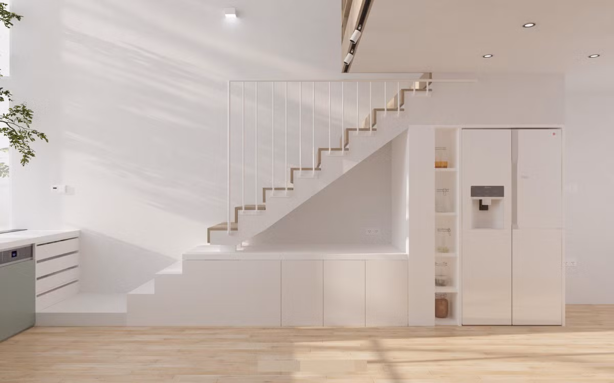 Các chi tiết nội thất tối giản nhưng tinh tế, thẩm mỹ. Toàn bộ tổng thể như bức tranh hoàn hảo, kiến tạo nơi sống lý tưởng cho gia chủ.