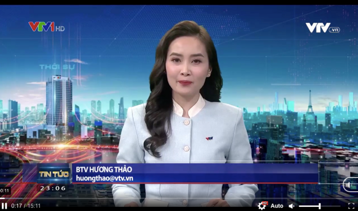 BTV mien Nam dan ban tin Thoi su cua VTV khien netizen 