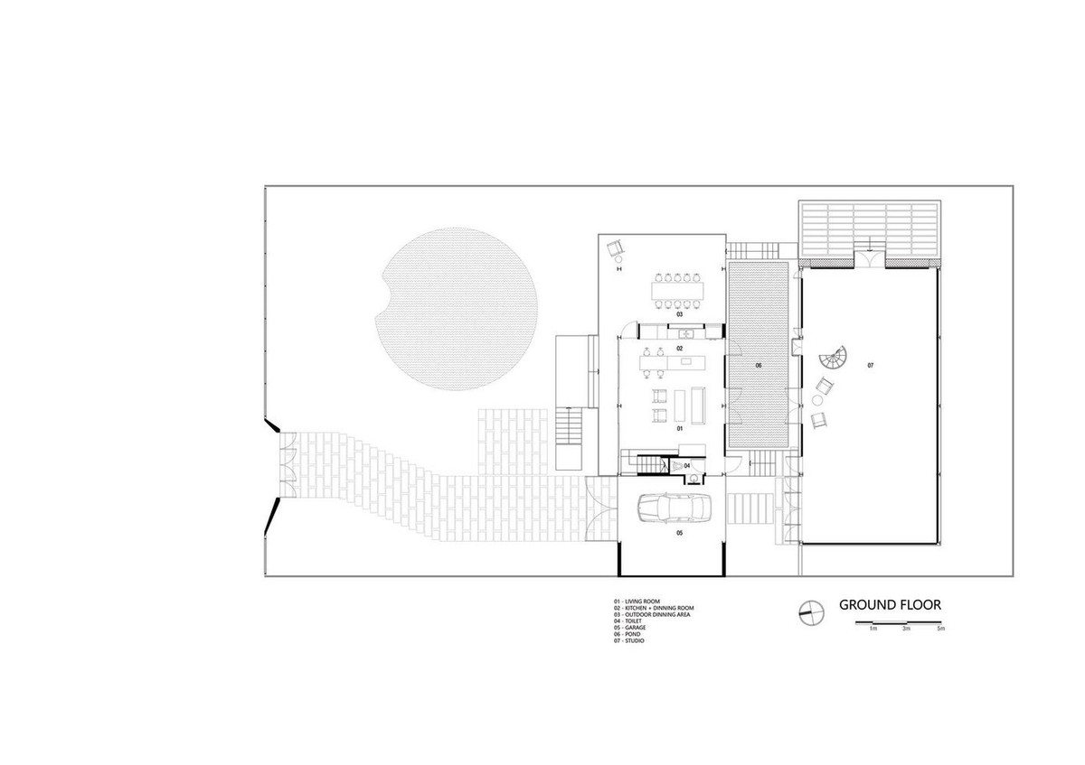 Mặt bằng tầng trệt