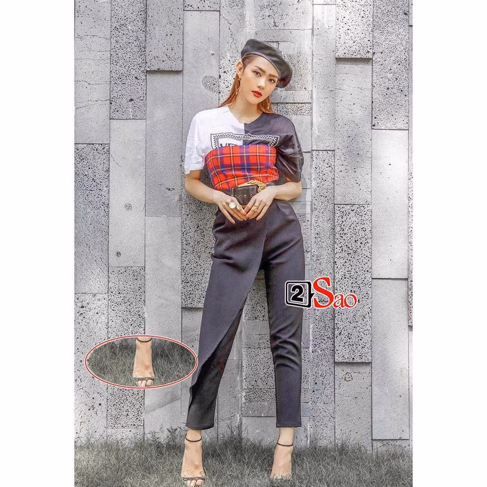 Vì tính chất công việc, Minh Hằng không thể rời bỏ những đôi guốc lênh khênh