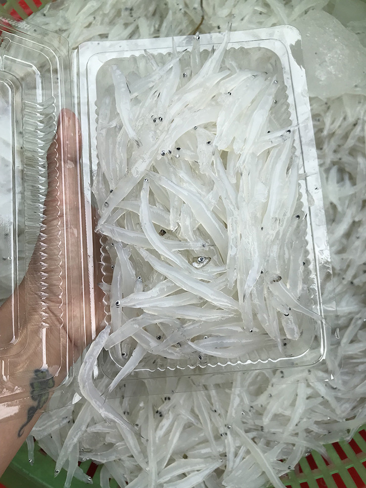 Ngoài cá ngần sông Đà, trên thị trường còn có cá ngần sông Mê Kong nhưng kích thước lớn hơn và giá rẻ hơn nhiều