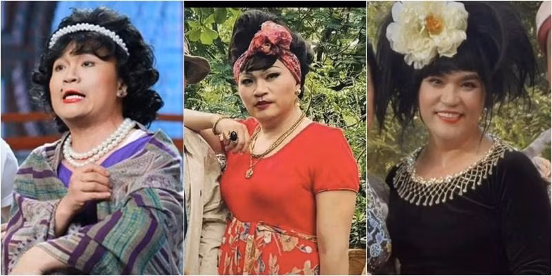 Đại Nghĩa trong loạt tạo hình "bà cô khó tính", màu mè và sến sẩm.