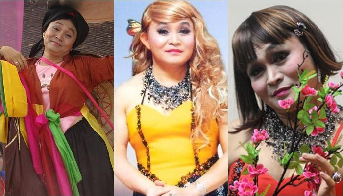 SƯT Xuân Hinh nhiều lần hóa trang nữ giới. Dù hình thức không quá xuất sắc nhưng nam nghệ sĩ lại ghi điểm mạnh với vẻ duyên dáng, hài hước.