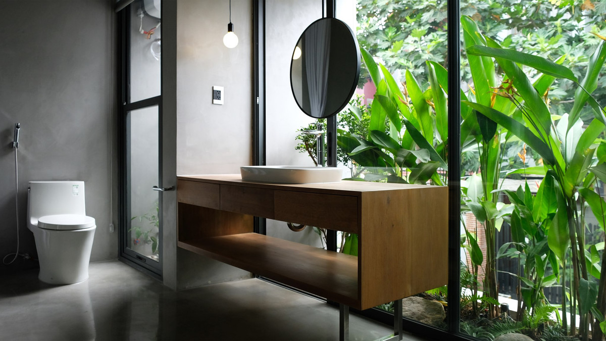 Nhà phố hướng Tây tính toán tạo độ thoáng mát nhất - Hình 7 Nha pho huong Tay tinh toan tao do thoang mat nhat-Hinh-7