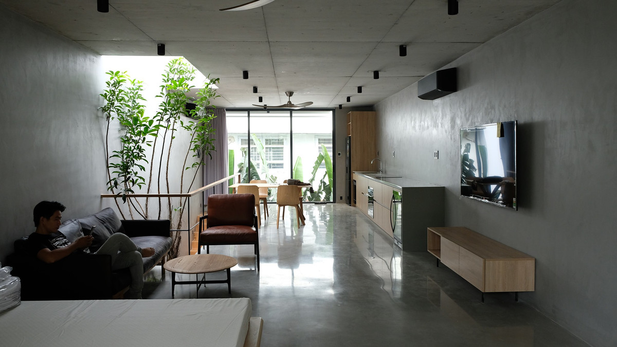 Nhà phố hướng Tây tính toán tạo độ thoáng mát nhất - Hình 5 Nha pho huong Tay tinh toan tao do thoang mat nhat-Hinh-5