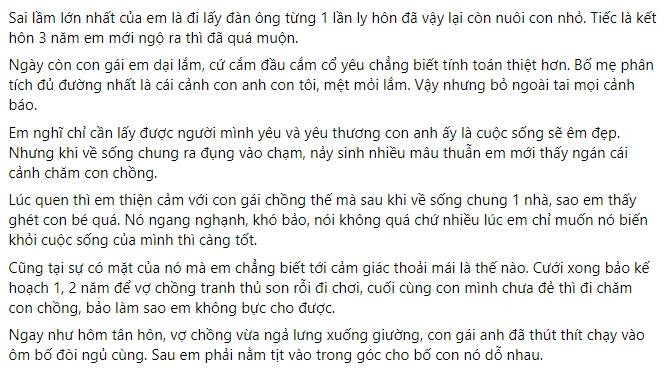 Quên không cho con riêng của chồng ăn, vợ bị mắng bẽ bàng Quen khong cho con rieng cua chong an, vo bi mang be bang