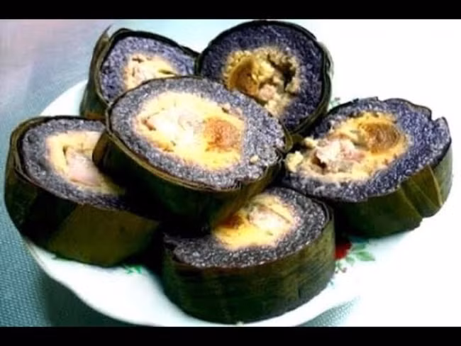 Banh chung nhan ca kho ki la nhat Viet Nam-Hinh-10