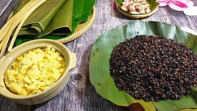 Banh chung nhan ca kho ki la nhat Viet Nam-Hinh-14