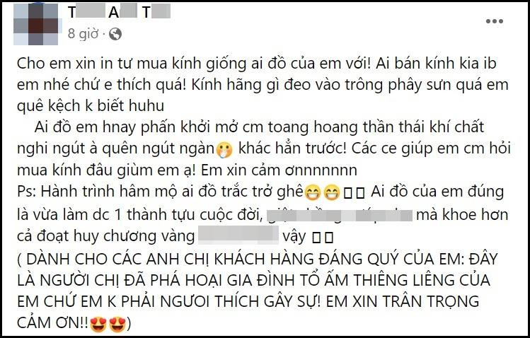Con gai nhan tinh goi Leu Phuong Anh la 