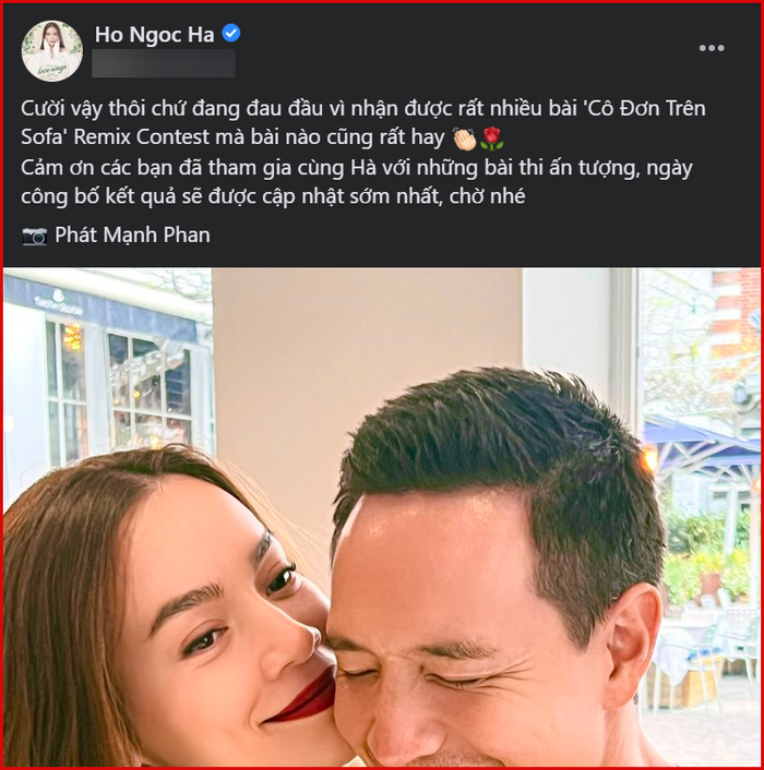 Khoe ảnh tình tứ bên Kim Lý, Hồ Ngọc Hà bất ngờ tiết lộ - Hình 3 Khoe anh tinh tu ben Kim Ly, Ho Ngoc Ha bat ngo tiet lo-Hinh-3