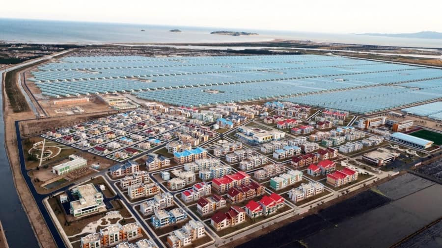 Khu trang trai va dan cu 280ha xay trong 230 ngay o Trieu Tien