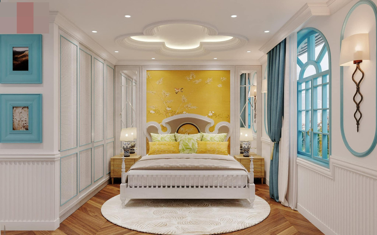 Biet thu ben song Sai Gon duoc bao phu mot 