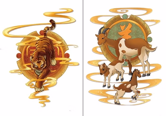 3 cap doi con giap la su ket hop hoan hao, thu hut quy nhan