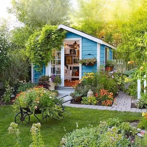 Nhà vườn nhỏ xinh, siêu tiết kiệm với thiết kế ấn tượng ảnh 1