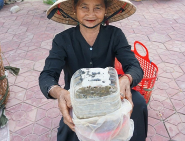 Ở Bản Mường ở Thanh Hóa, nòng nọc bán ở chợ với giá lên tới 90.000 đồng/kg.