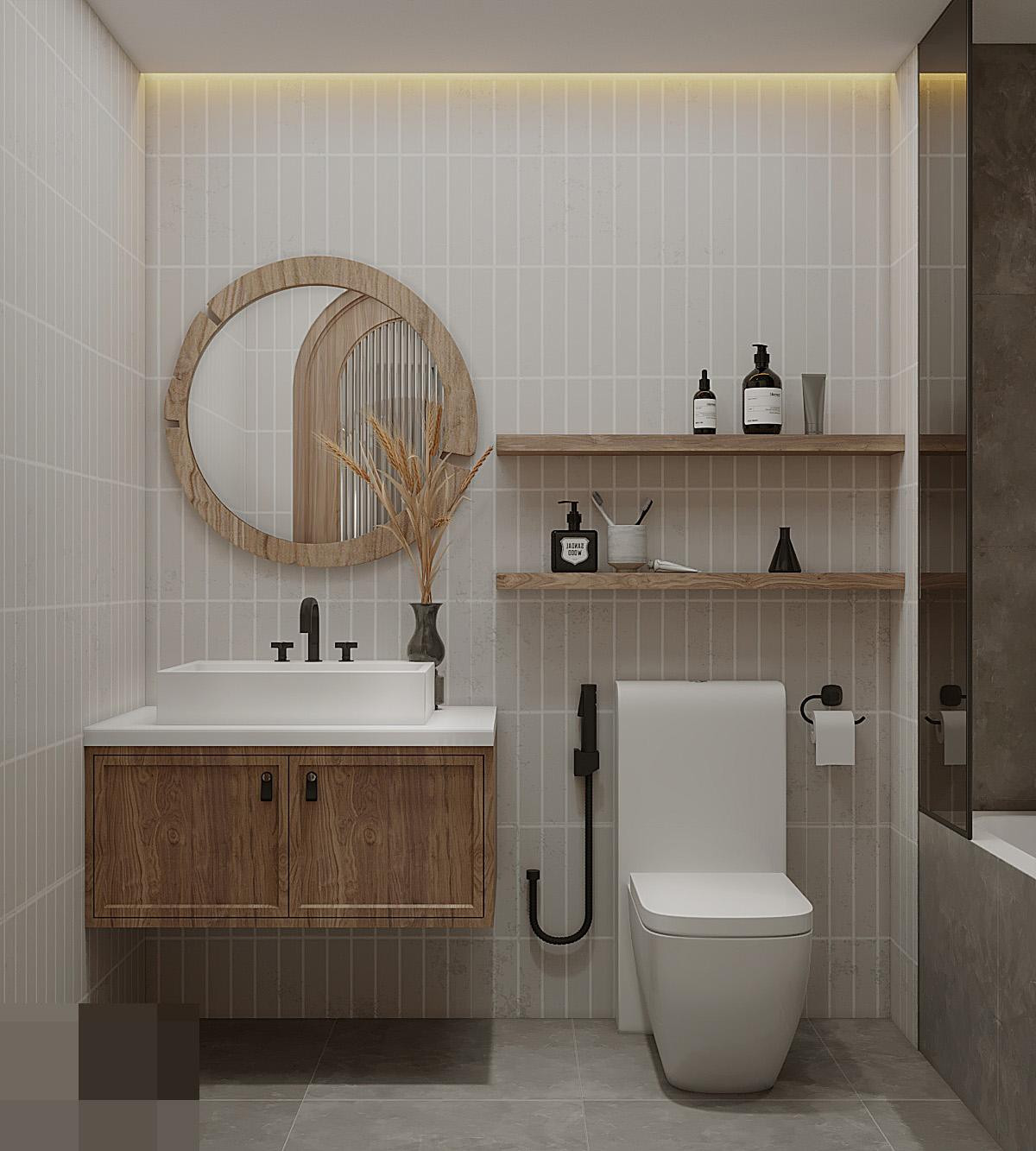 Can ho dep hut mat voi phong cach Japandi, toi gian nhung tien nghi-Hinh-10