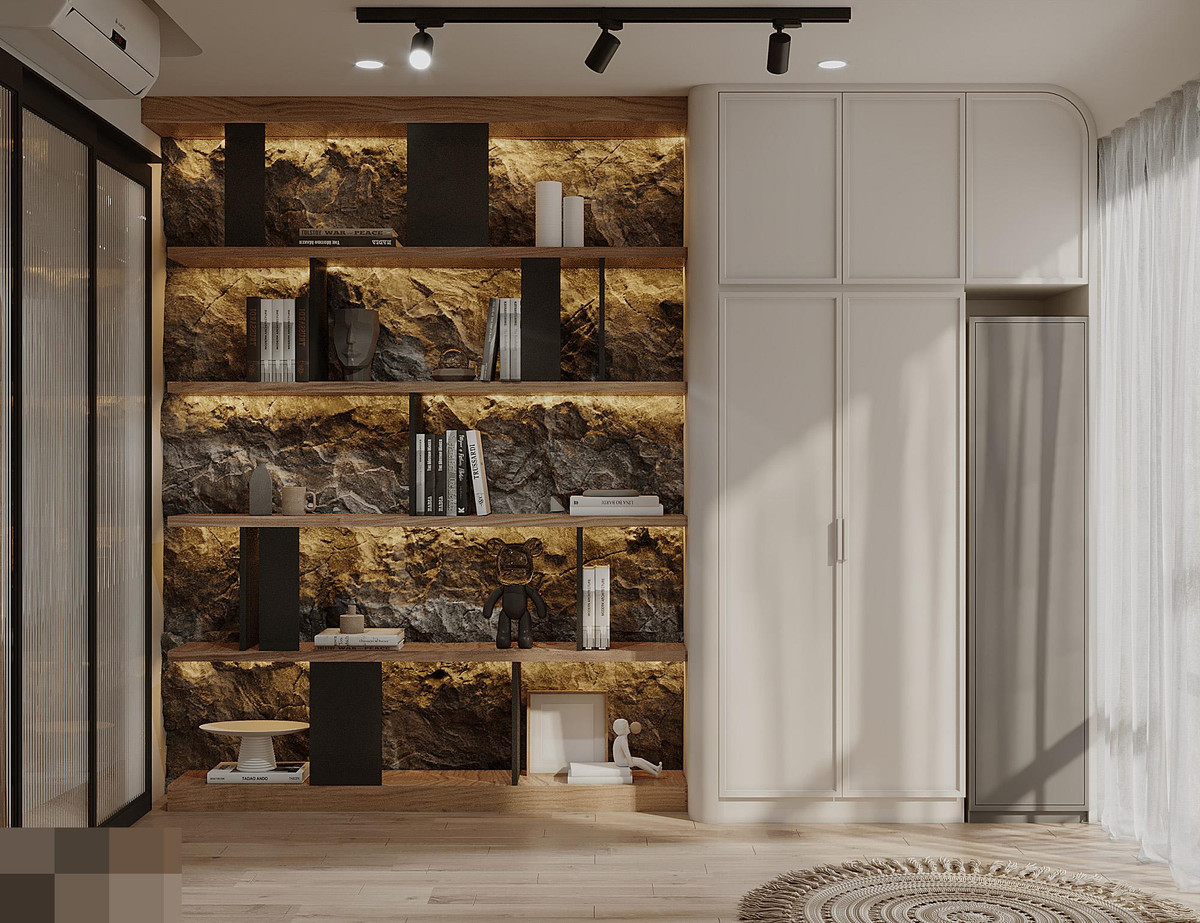 Can ho dep hut mat voi phong cach Japandi, toi gian nhung tien nghi-Hinh-4