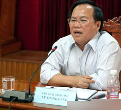Ông Lê Thanh Cung - Chủ tịch UBND tỉnh Bình Dương.