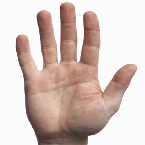 3. Bài kiểm tra bằng ngón tay. Rất đơn giản, bạn hãy giữ bàn tay của mình bằng phẳng và quan sát độ dài giữa các ngón. Theo một nghiên cứu tại trường Đại học Nottingham, Anh, nếu như ở phụ nữ ngón trỏ ngắn hơn ngón tay đeo nhẫn, có nguy cơ mắc các bệnh thoái hóa khớp gối hoặc xương hông.