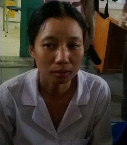 Chị Phạm Thi Oanh, Kỹ thuật viên khoa xét nghiệm, BV ĐK huyện Hoài Đức