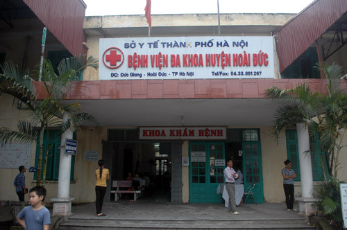 Bệnh viện Đa khoa Hoài Đức, nơi xét nghiệm nhân bản bị chị Hoàng Thị Nguyệt tố cáo