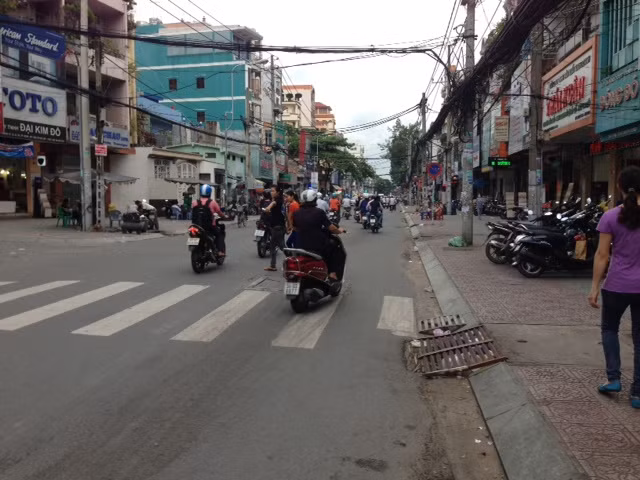 Hiện trường nơi xảy ra nghi án NS Tâm Tâm bị cướp tài sản té trọng thương