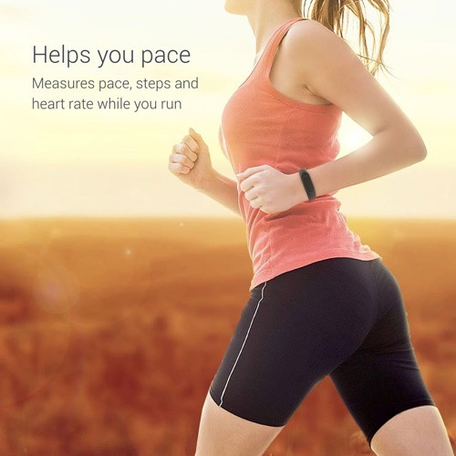 Cảm biến đo tốc độ, số bước chân, nhịp tim thời gian thực khi chạy.