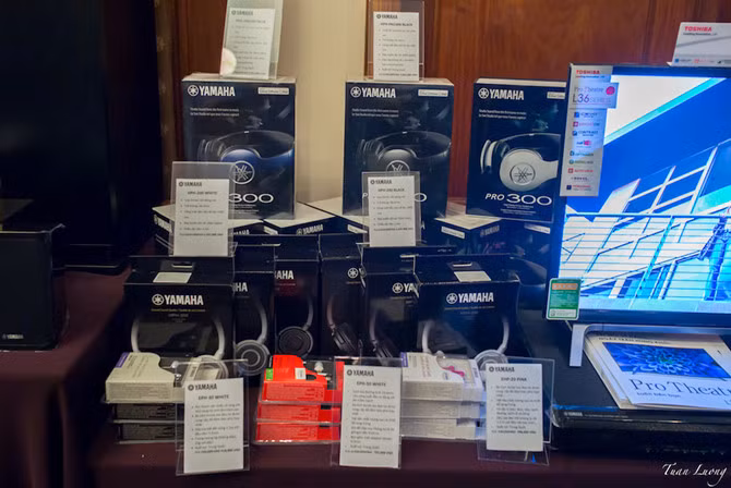 Các thiết kế tai nghe Yamaha