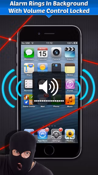  Best Phone Security Pro. Một ứng dụng bảo mật nữa không thể thiếu cho iPhone là Best Phone Security Pro. Với phần mềm này, bạn chỉ cần kích hoạt chuông báo động và bắt quả tang bất kỳ kẻ tọc mạch nào. Điều tuyệt vời nhất của ứng dụng này là khi kẻ xâm nhập gõ sai mật khẩu mở khóa, camera sẽ được kích hoạt để chụp và lưu lại hình ảnh của người này làm bằng chứng.