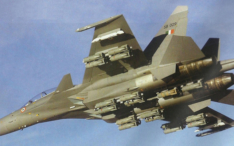 Su-30MKI của Không quân Ấn Độ.