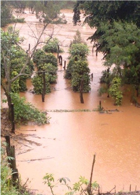 Lũ lụt càn quét tại huyện Ea Súp (Đắk Lắk) trong những ngày qua.