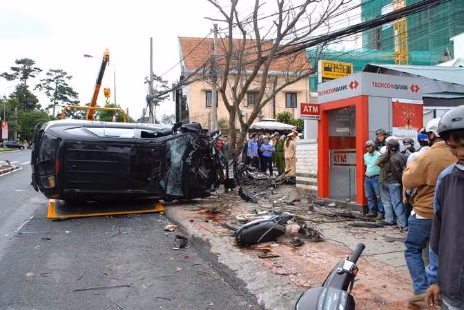 Hiện trường vụ tai nạn