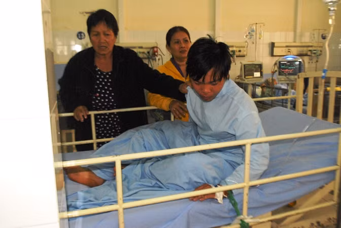 Bệnh nhân Nguyễn Thành Phát đang mắc ảo giác nặng