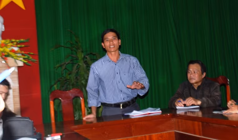 Ông Nguyễn Công Thức, Chủ tịch xã Tân Văn cho rằng đây là chuyện của gia đình.