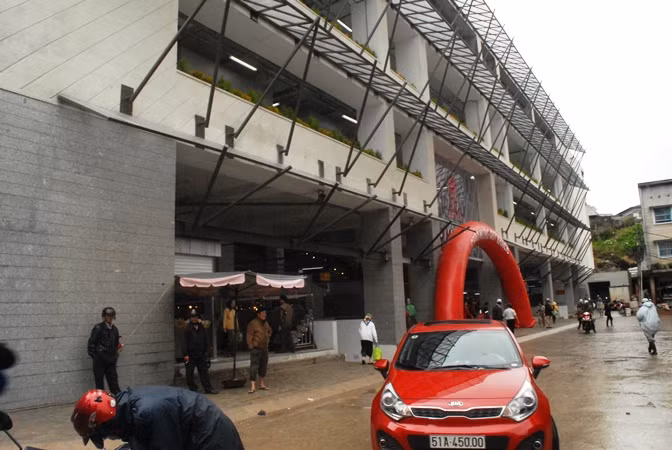 Một góc khu chợ mới Đà Lạt