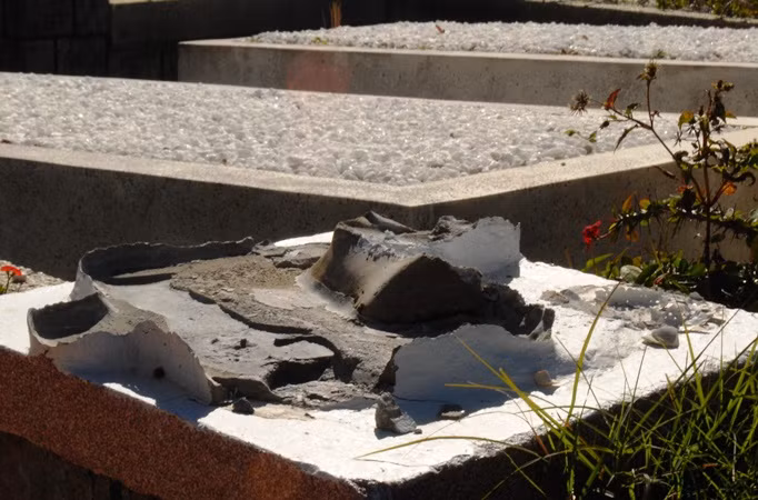 Nhiều con lân, cửa sắt bị trộm tháo dỡ