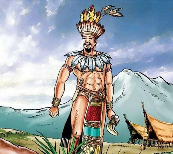 Theo sách "Việt sử giai thoại", sau khi được Hùng Vương thứ 18 nhường ngôi, Thục Phán An Dương Vương cho dựng cột đá lập lời thề trên núi Nghĩa Lĩnh, ghi rõ: "Nguyện có đất trời lồng lộng chứng giám, nước Nam được trường tồn lưu ở miếu Tổ Hùng Vương, xin đời đời trông nom lăng miếu họ Hùng và gìn giữ giang sơn mà Hùng Vương trao lại; nếu thất hẹn, sai thề sẽ bị gió giăng, búa dập".