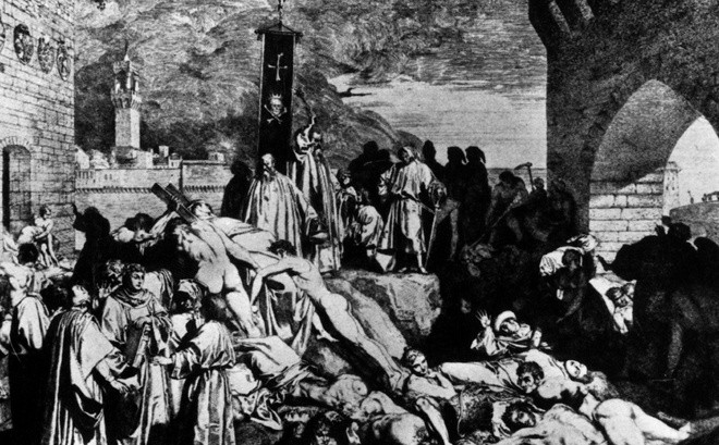 Theo ghi chép của Thucydides, căn bệnh này xuất phát từ Ethiopia, lan sang Ai Cập và Libya rồi tới vùng đất của Hy Lạp. Trong vòng 4 năm, nó làm 1/3 dân số và quân đội Athens tử vong, trong đó có nhà lãnh đạo của đô thị cổ này.