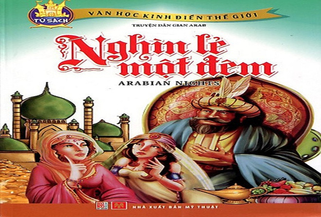 Sheherazade đã kể cho nhà vua Shahryar nhiều câu chuyện nhỏ đan xen, móc xích vào nhau, trong đó có chuyện Nhà buôn và thần linh, Chuyện người đánh cá, Chuyện con ngựa thần kỳ, Ali Baba và bốn mươi tên cướp, Hoàng tử Zein Alsamn và chúa tể các thần linh...