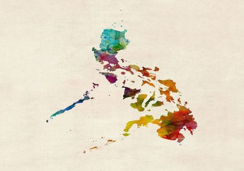 Theo World Atlas, Philippines thuộc khu vực Đông Nam Á, có diện tích hơn 300.000 km2, dân số hơn 101 triệu người. Lãnh thổ Philippines được cấu thành bởi hơn 7.100 hòn đảo lớn nhỏ khác nhau, có hình thù giống chú chó đang ngồi. Ảnh: World Atlas.