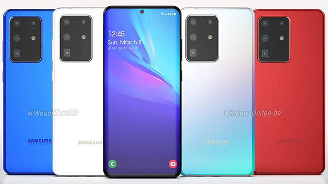 Mặt trước có màn hình cong nhẹ ở hai bên, tức không có viền ở hai phần bên này. Một máy quét dấu vân tay tích hợp bên trong màn hình này. 