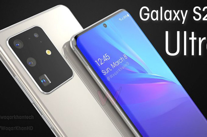 Trước hết, sơ lược về Galaxy S20 Ultra đó là một chiếc điện thoại cỡ lớn với mô-đun máy ảnh nhiều ống kính đặt trong cụm hình chữ nhật. Mặt trước giống như sự kết hợp giữa Galaxy S10 và Note10. Sản phẩm có các màu Đỏ, Xanh và Đen khá thanh lịch. Nhà thiết kế tuyên bố rằng Samsung đã sử dụng sự kết hợp giữa kím và kim loại cho thân máy. Sản phẩm có độ dày 8,9 mm và sở hữu màn hình khổng lồ 6,9 mm. 