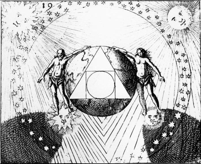  3. Nội dung liên quan đến thuật giả kim. Bảng Ngọc Lục Bảo chứa các nguyên lý cốt lõi của thuật giả kim, bao gồm khái niệm “Như trên, cũng như dưới” (As above, so below), gợi ý rằng vũ trụ vận hành theo những quy luật tương tự ở mọi cấp độ. Ảnh: Pinterest.