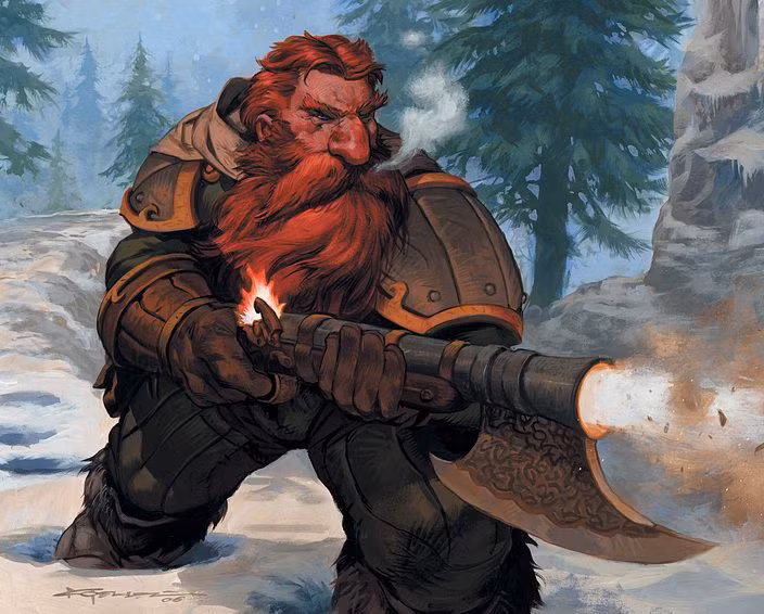  1. Người lùn xuất hiện nhiều trong thần thoại Bắc Âu. Trong thần thoại Bắc Âu, người lùn là những sinh vật sống dưới lòng đất, có tài năng chế tác kim loại và ma thuật. Họ được cho là đã rèn nên cây búa Mjölnir của thần Thor. Ảnh: Pinterest.