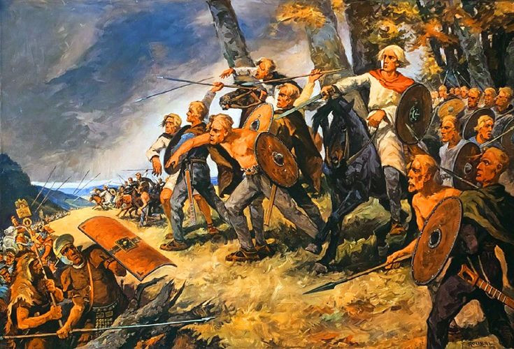  7. Đế chế La Mã từ bỏ kế hoạch chinh phục Germania. Thất bại tại Teutoburg khiến người La Mã từ bỏ ý định mở rộng lãnh thổ sang phía đông sông Rhine, và biên giới La Mã tại khu vực này gần như không thay đổi trong suốt phần còn lại của lịch sử đế chế. Ảnh: Pinterest.