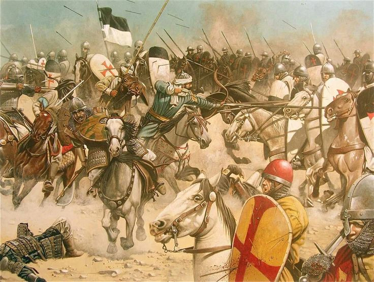  7. Gây ra cuộc Thập tự chinh thứ ba. Việc mất Jerusalem sau trận Hattin khiến châu Âu chấn động, dẫn đến cuộc Thập tự chinh thứ ba do Richard Sư Tử Tâm, Philip II và Frederick Barbarossa lãnh đạo nhằm giành lại Thánh địa. Ảnh: Pinterest.