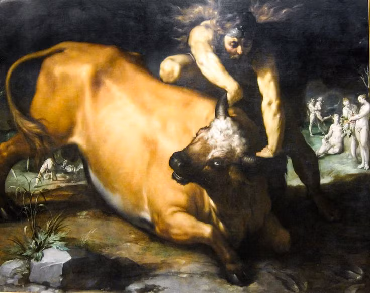  5. Ông từng lừa cả anh hùng Heracles. Autolycus nổi tiếng đến mức từng đánh cắp gia súc của Heracles mà vị anh hùng không hề hay biết, chứng tỏ tài nghệ trộm cắp siêu phàm của ông. Ảnh: Pinterest.