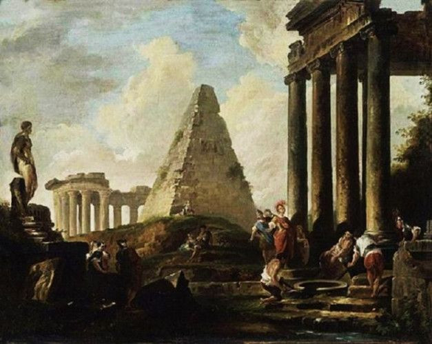  3. Có thể đã bị cướp phá. Các nhà sử học tin rằng lăng mộ của Alexander có thể đã bị cướp phá trong thời La Mã hoặc bị phá hủy do thiên tai và chiến tranh, khiến nó không còn tồn tại. Ảnh: Pinterest.