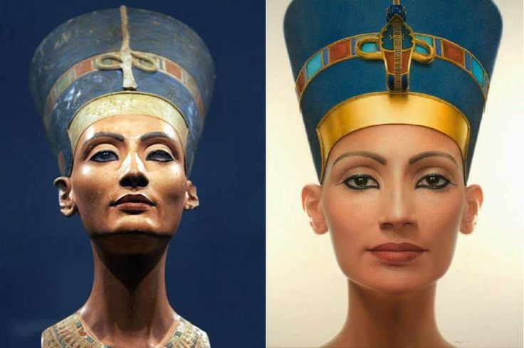  4. Vai trò trong việc cai trị Ai Cập. Sau khi Pharaoh Akhenaten qua đời, một số giả thuyết cho rằng Nefertiti đã trị vì Ai Cập dưới danh hiệu Pharaoh Neferneferuaten trước khi Tutankhamun lên ngôi. Ảnh: Pinterest.