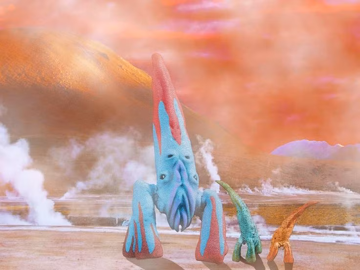  1. Sự sống dựa trên silicon. Trái Đất có sự sống dựa trên carbon, nhưng một số nhà khoa học cho rằng silicon cũng có thể là nền tảng cho sự sống ngoài hành tinh do tính chất hóa học tương tự carbon. Các sinh vật silicon có thể tồn tại trong môi trường cực đoan hơn nhiều so với Trái Đất. Ảnh: Pinterest.